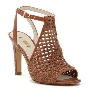 Louise et Cie Woven Leather Heel Sandal